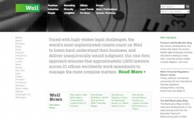 Weil, Gotshal &amp; Manges website