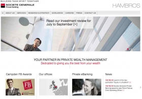 Societe Generale website