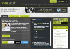 Share Radio website