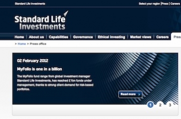 Standard Life Investment range tops £1bn in funds under management