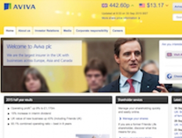 Aviva&#039;s website