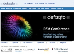 Host of expert speakers at Defaqto DFM conference