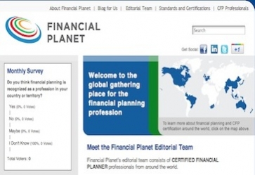 New global Financial Planning blog launched