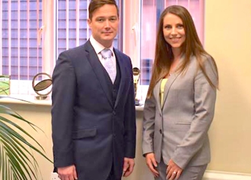 Susie Laws and Gordon Kearney, co-owners at Fiducia Wealth Management