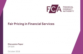 FCA Fair Pricing Discussion Paper