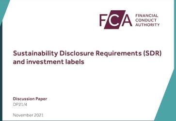 FCA&#039;s ESG paper