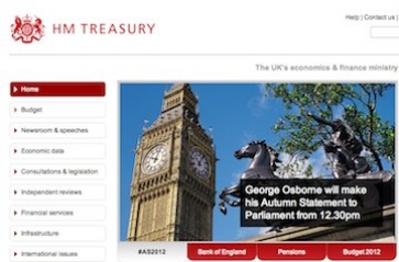 Treasury website