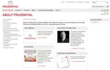 Prudential website