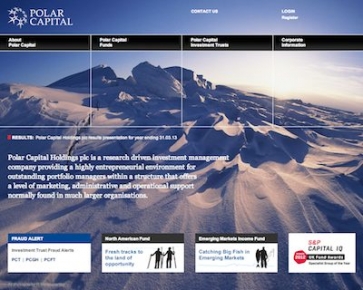 Polar Capital website