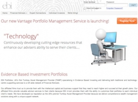 EBI Portfolios website