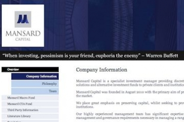 Mansard Capital website