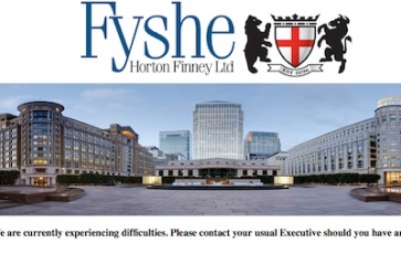 Fyshe Horton Finney Stockbrokers website