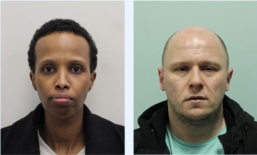Fraudsters Fatima Ali and Michael Cross