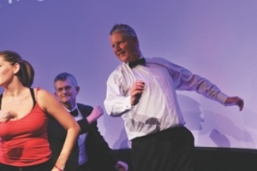 Nick Cann dancing at IFP Conference 2012