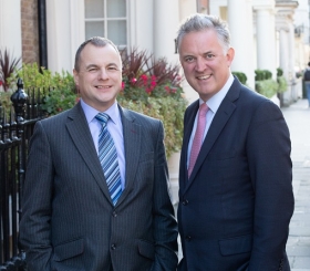 Matthew Bugden, One Four Nine chief executive with non-executive director Jasper Berens