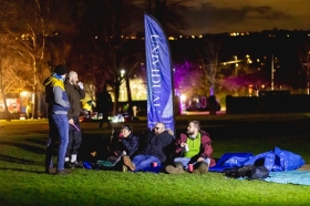 Unividual at the Big Bath Sleep Out