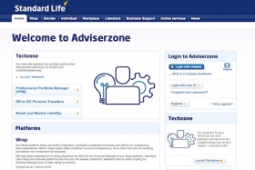 Standard Life adviser website