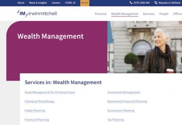 Irwin Mitchell Wealth website