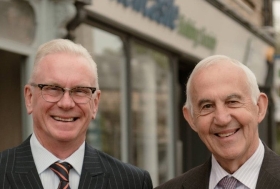 L-R Chris Carter, business development manager at Newcastle Financial Advisers with Keith Dyson 