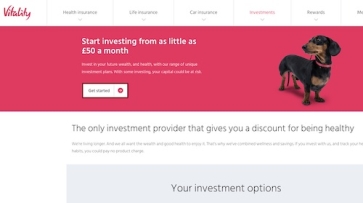 VitalityInvest&#039;s website