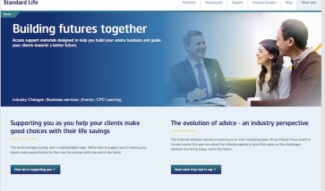 Standard Life Adviser website