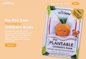 A Willsow plantable book