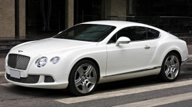 Bentley Continental GT - pic shown for illustration purposes only, not actual car.