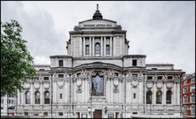 Central Hall, Westminster - venue for the graduation ceremony