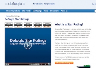 Defaqto launches a new star ratings system